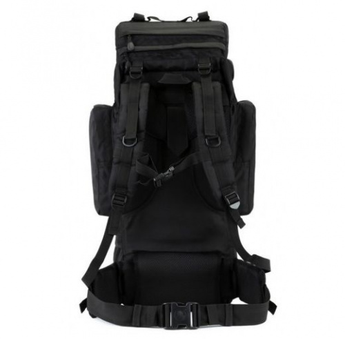 Рюкзак тактический рамный 110 литров black (черный)