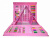 Чемоданчик "Набор Юного художника" для рисования Super Mega Art Set 208 предметов с мольбертом, розовый