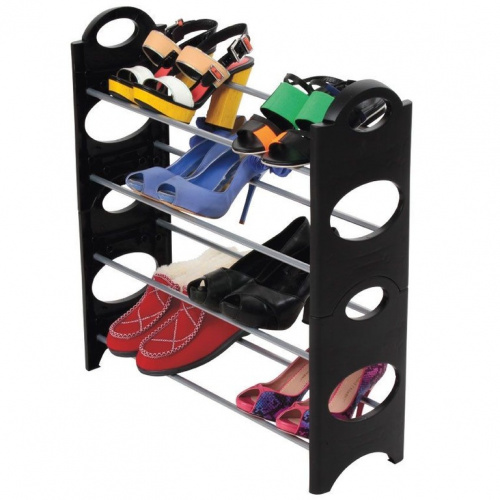 Стойка для обуви Stackable Shoe Rack 4 полки 63х19х64см