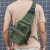 Рюкзак-слинг с одним плечевым ремнем, зеленый