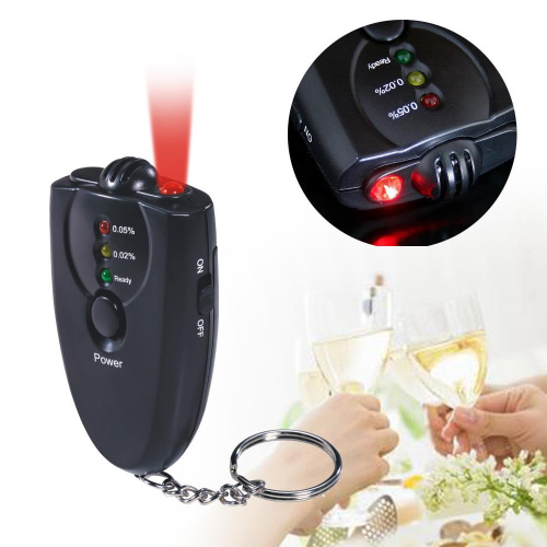 Алкотестер-брелок Digital Breath Alcohol Tester with Flashlight Трезвый водитель