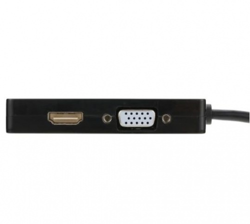 Адаптер  DisplayPort M - HDMI/ DVI-I/ VGA, длина 0.2 метра, черный