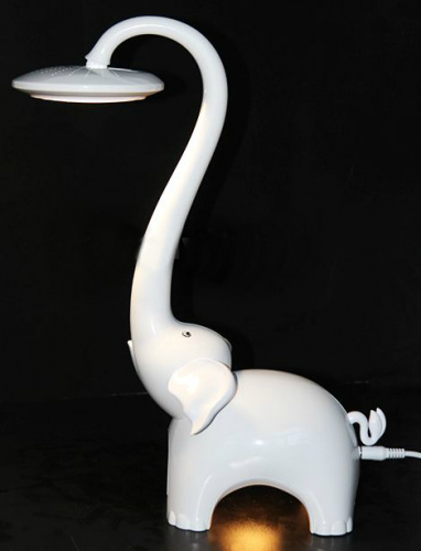 Детская настольная лампа LED BL-1603 Слоник белый