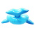 Надувные водные ходунки BABY BOAT Кит 80х70 см, голубой