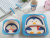 Набор детской посуды из бамбука (Пингвин) 5 предметов
