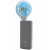 Портативный USB вентилятор с подсветкой Beauty Fan F55, голубой