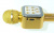 Беспроводной Bluetooth караоке микрофон с колонкой WSTER WS-1818 золотой