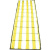 Коврик для пикника складной 200x65 мм (желто-белая полоска)