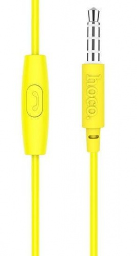 Наушники с микрофоном HOCO M13, желтые