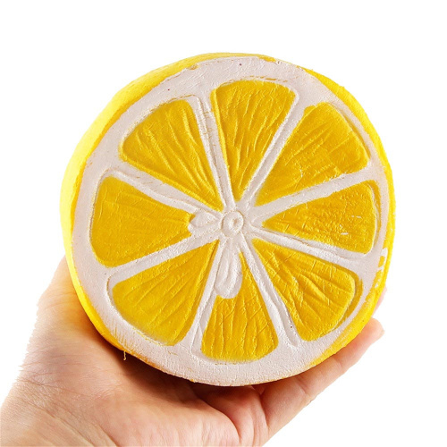 Игрушка-антистресс Сквиши "Лимон половинка" с ароматом, желтый