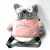 Детский рюкзачок в форме игрушки Мышка (Серый/розовый)