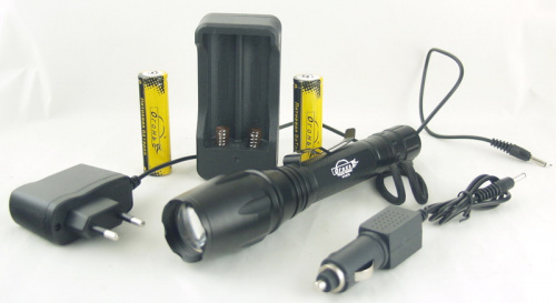 Ручной аккумуляторный фонарь H-118-T6