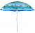 Зонт пляжный COOLWALK 3015 диаметр купола 180 см, Пальмы