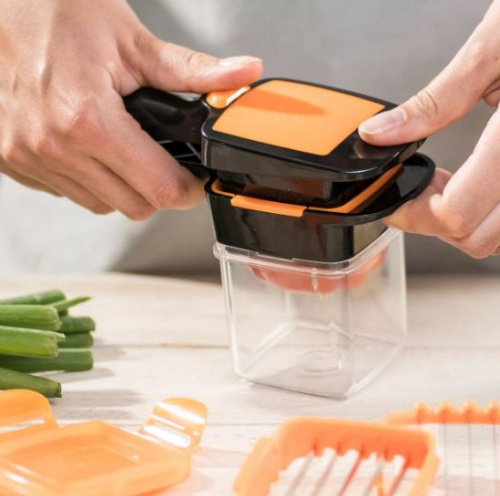 Овощерезка Nicer Dicer Quick 5 в 1 (Оранжевый)