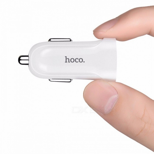 Автомобильное зарядное устройство HOCO Z2 1xUSB 1.5A, белый