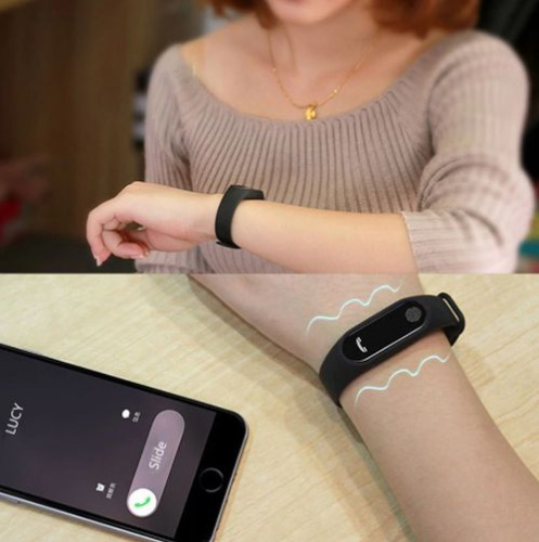 Фитнес браслет Intelligence Health Bracelet M2, красный