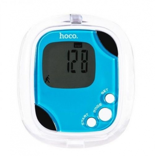 Шагомер HOCO B2 Fat tester pedometer, синий