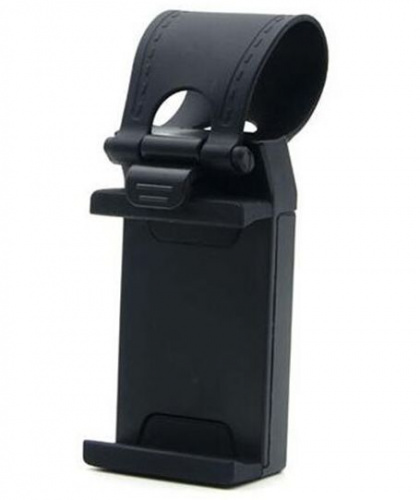 Держатель для телефона на руль Car Steering Wheel Phone Holder Черный