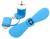 Мини вентилятор для телефона micro USB / Lightning, синий