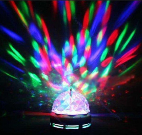 Светодиодная вращающаяся диско-лампа Full color rotating lamp