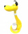 Детская настольная лампа LED BL-1607 Пес желтый