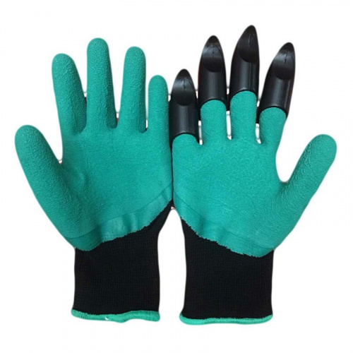 Садовые перчатки с когтями Garden Genie Gloves