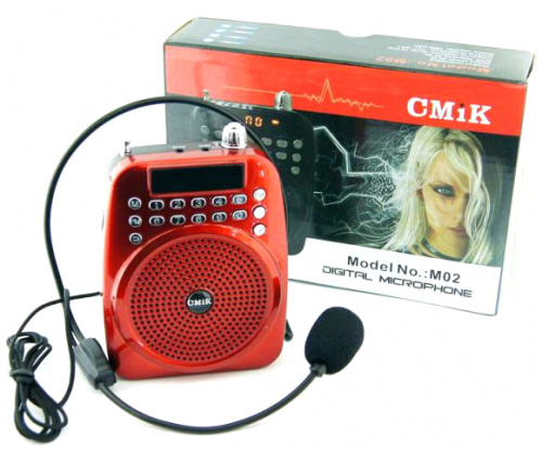 Громкоговоритель CMiK M02 красный