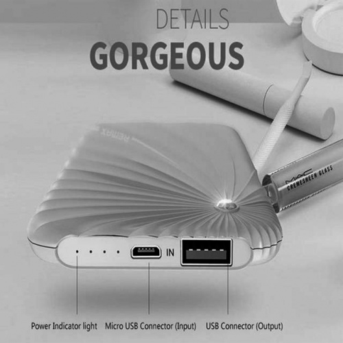 Аккумулятор внешний Remax Gorgeous RPP-26 5000 mAh, черный