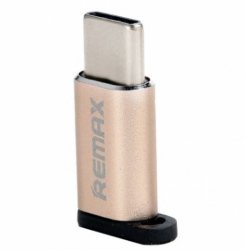 Адаптер Remax RA-USB1 Micro USB Type-C (Золотой)