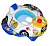 Надувной круг с трусами Лодка с рулем BABY BOAT 76 см голубой