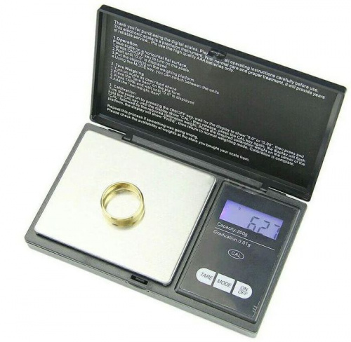 Электронные карманные весы Digital Pocket Scale 500г x 0.01г