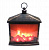 Декоративный светильник камин с имитацией пламени, 38х30х17 см