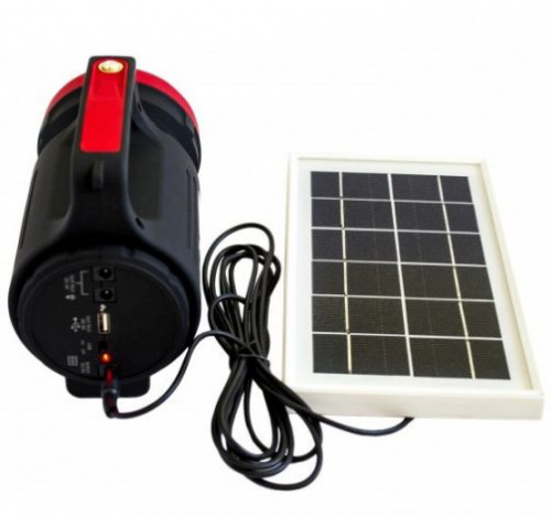 Фонарь-прожектор Yajia YJ-1902T 5W+22LED USB Power Bank/Solar