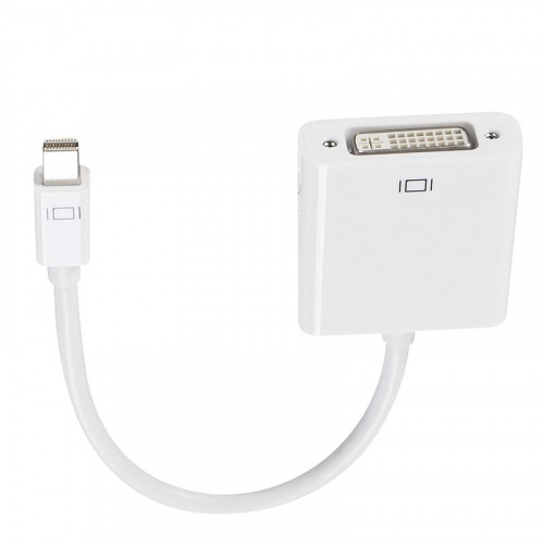 Переходник Mini DisplayPort (m) - DVI-I (f), белый