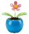Игрушка Цветок Flip-Flap на солнечных батарейках синий