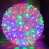 Эксклюзивный светодиодный LED шар с насадками в виде цветов Led Light, 20 см