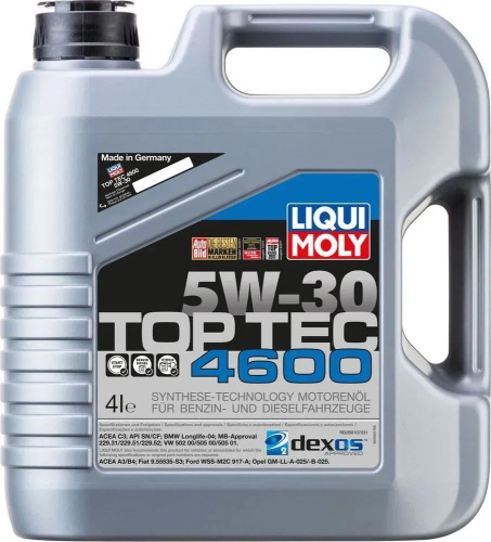 Моторное масло LIQUI MOLY Top Tec 4600 5W-30, 4 л