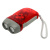 Фонарик-динамо ручной аккумуляторный Hand-Pressing Flash Light 2 LED, красный