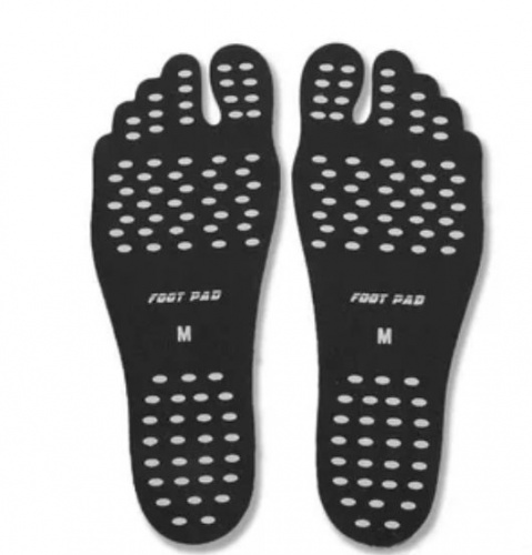 Наклейки на ступни ног Nakefit (Размер: М), черные