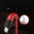 Кабель ROCK 3 in 1 Hi-Tensile Lightning - Micro USB - Type-C - USB red