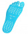 Наклейки на ступни ног Nakefit (Размер: XL), голубые