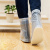 Защитные чехлы пончи для обуви от дождя и грязи с подошвой белые размер 2XL
