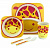 Набор детской посуды из бамбука (Жираф) 5 предметов