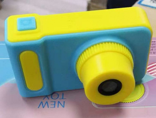 Цифровая камера фотоаппарат для детей Kids Camera, голубой
