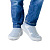 Силиконовые чехлы бахилы для обуви размер M (37-41) белые