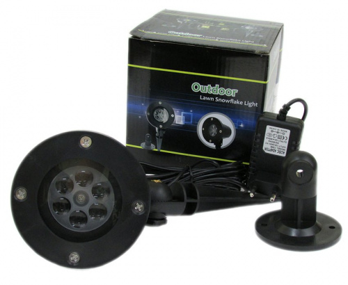 Лазерный проектор для улицы OUTDOOR "Снежинки"